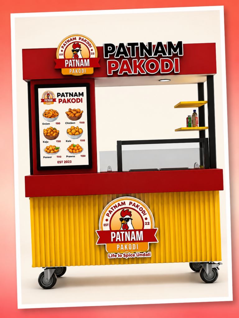 Patnam Pakodi Franchise Cart Model
